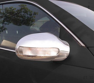 圓夢工廠 Benz W168 A140 A160 A170 A190 97~04 改裝鍍鉻銀後視鏡蓋飾貼 後照鏡蓋保護貼