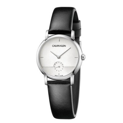 『中美鐘錶』可議價 Calvin Klein CK 女小秒針時尚j腕錶(K9H2Y6C6)