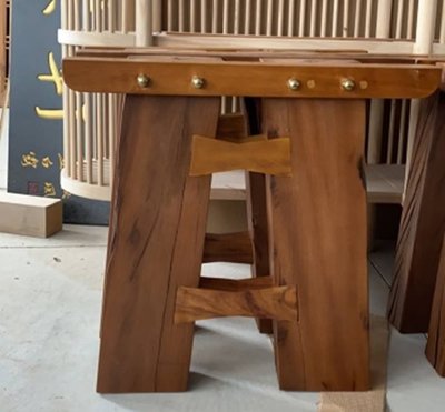 造型原木桌腳