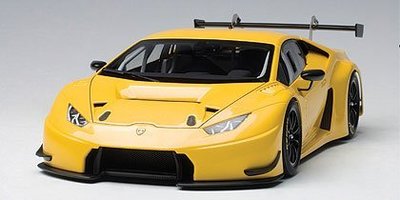 【鄭姐的店】AUTOart 1/18 LAMBORGHINI HURACAN GT3 (金屬黃) 模型車