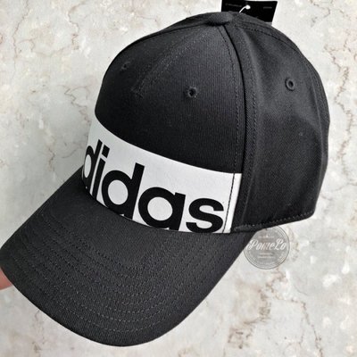 POMELO柚 Adidas 5pcl Logo Cap Linear 黑色 老帽可調 大Logo 基本款 S98157