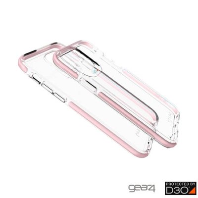 超 蘋果 Gear4 Piccadilly iPhone 11 Pro 5.8吋 透明防摔保護殼 粉色框 保護殼