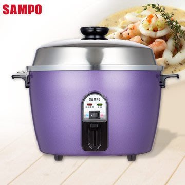 【家電購】SAMPO聲寶 11人份電鍋-紫色 KH-QG11A