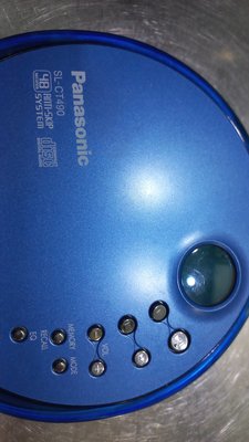 【Panasonic】國際牌 SL-CT490 日本製 CD隨身聽，配件完整，藍色現貨特價讓售中 功能正常的喔 !
