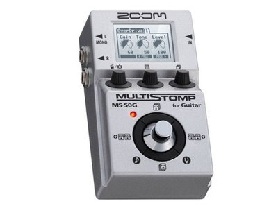 『立恩樂器』ZOOM MS-50G MultiStomp 電吉他 單顆 綜合效果器 公司貨 保固一年