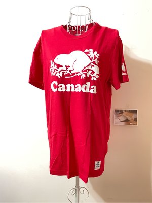 近全新 ROOST 加拿大製 LOGO楓葉短袖T恤 S