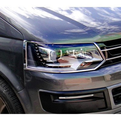 【JR佳睿精品】改裝 VW 福斯 T5 2009-UP 鍍鉻大燈框 前燈框 電鍍  台灣製