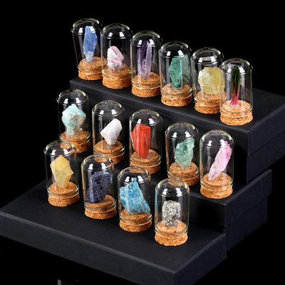 【天然水晶】水晶巖石原石礦物晶體擺件 兒童科普教學禮物礦石標本收藏