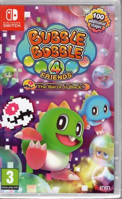 Switch遊戲 NS 泡泡龍 4 伙伴 骷髏阿怪的反擊 Bubble Bobble 4 中文版【板橋魔力】
