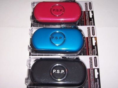 【三金資訊】全新PSP1007/2007/3007專用高質感鐵圈防震包保護盒附掛勾 多色可選