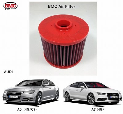 【汽車零件王】義大利 BMC 高流量濾芯 FB010/71 適用 Audi A6 A7 C8 40TDI 45TFSI