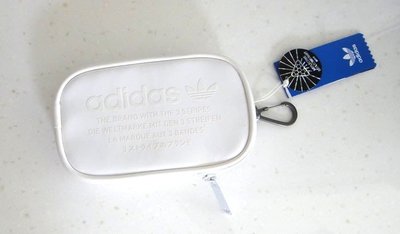 愛迪達 adidas NMD POUCH Mens Sports Bags 男款 掛勾式 白色 腰包 可放手機或皮夾..