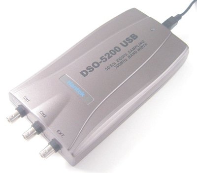 德源科技 台灣代理 DSO-5200 DSO5200 USB示波器(200M)PC USB Base攜帶型數位存儲示波器