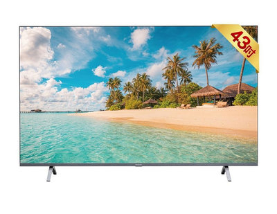 Panasonic 43型 4K Google TV智慧顯示器 電視 TH-43MX650W