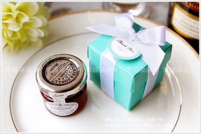婚禮小物【歐美流行Tiffany經典藍+英國進口Tiptree小果醬】-宴客小禮物 ✿幸福朵朵✿