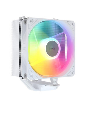 筆記本散熱器雅浚E2/E3/E6/B3白色/黑色臺式電腦CPU風冷RGB炫彩塔式散熱器風扇