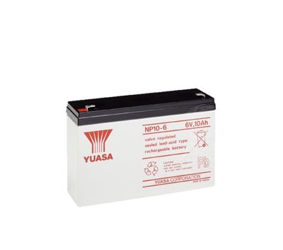 YUASA湯淺 NP10-6 6V 10AH 鉛酸電池