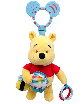 預購 美國帶回 Disney winnie 迪士尼可愛維尼小熊 音響玩具 娃娃 固齒器 手推車 嬰兒床 玩具
