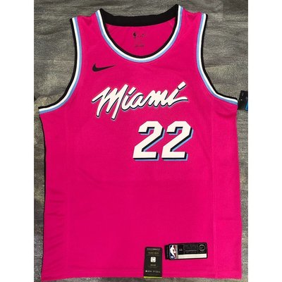 【熱壓】 Butler jersey NBA Miami Heat 22# 巴特勒獎金版粉紅色和其他風格的運動籃球球衣