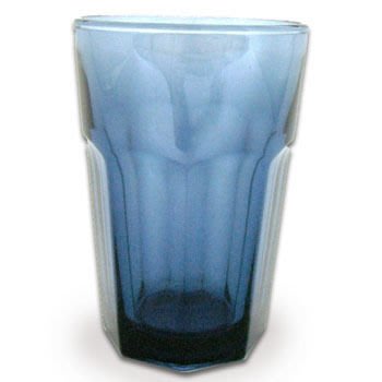 【日本進口】藍玻璃杯 050-2