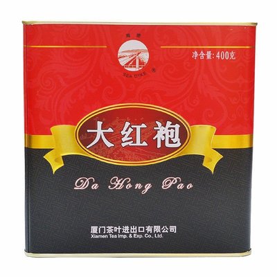 海堤茶葉批發大紅袍濃香型特級茶葉高檔特級禮盒罐裝400克精選茶葉 福鼎茶莊
