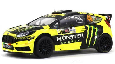 【熱賣精選】汽車模型 車模 收藏模型IXO 1/18 福特 FIESTA RS WRC #46 2015 合金拉力賽車模型