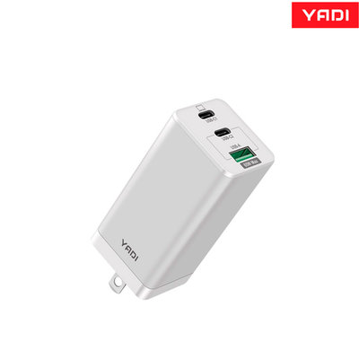 【含稅】YADI GaN 氮化鎵快充充電器 65W PD QC USB-A TYPE-C CG4GA-65W2C1A