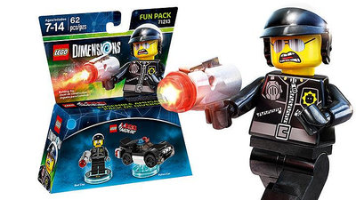 絕版交換禮物【芒果樂高】Lego 71213 壞警察Bad Cop dimensions 次元 電玩 壓盒還原