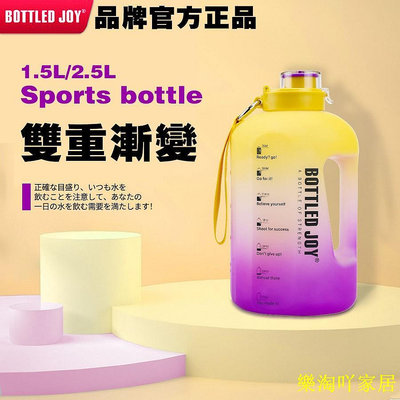 【現貨】 新品漸變色水杯 大容量運動水壺 奶瓶材質 多彩色水壺【滿599免運】