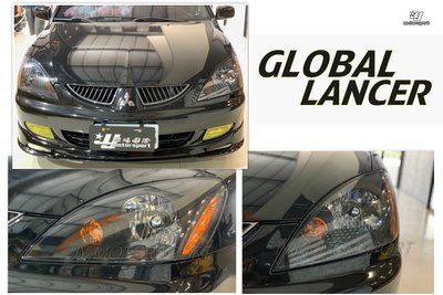 》傑暘國際車身部品《全新 VIRAGE-03 GLOBAL LANCER 03-07 黑框黃邊 大燈 車燈 一顆1300