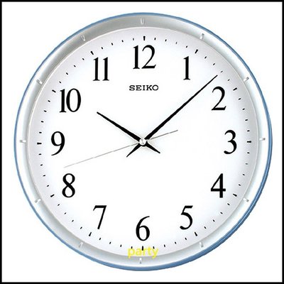 嚴選時計屋【SEIKO 】日本 精工 SEIKO 簡約 靜音 時鐘 掛鐘 QXA378 / QXA378L 淺藍