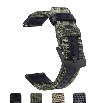 跨境熱銷男士運動表帶適用于三星Gear S3 S2 尼龍手表帶 20mm22mm
