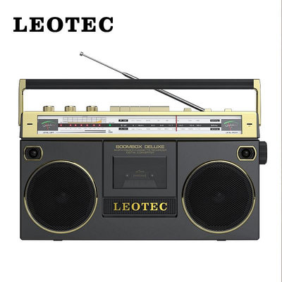 LEOTEC305錄音機磁帶播放機正品80年代老式懷舊復古卡帶收錄音機