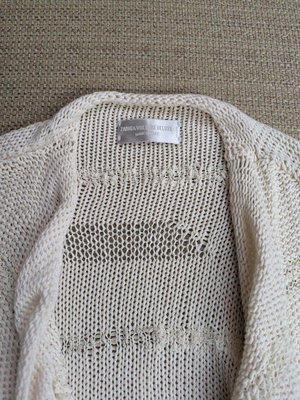 法國品牌 ZADIG & VOLTAIRE 義大利製造米色毛衣外套 針織外套