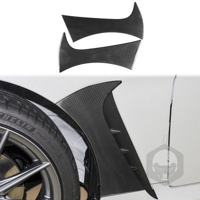 適用于速霸路BRZ豐田GR86真碳纖維葉子板裝飾貼汽車外飾改裝配件