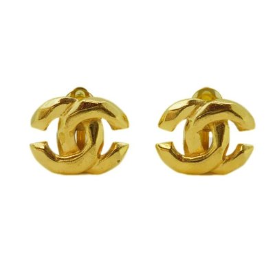 Chanel 古董耳環，Chanel cc logo 耳環，99P