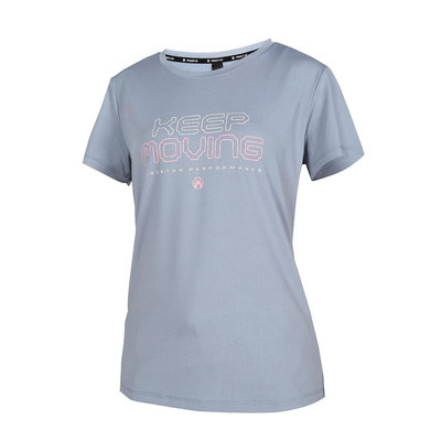 FIRESTAR 女彈性印花短袖T恤(慢跑 吸濕排汗 上衣 「DL462-13」≡排汗專家≡