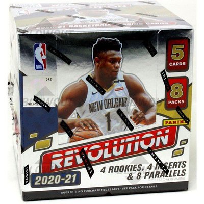 2020-21 Panini Revolution Basketball Factory Sealed Hobby Box