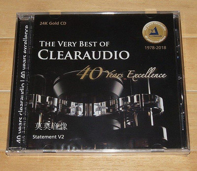 歡樂購～ 現貨！CAGD3002 The Very Best of Clearaudio清澈40周年紀念 24K 唱片音像