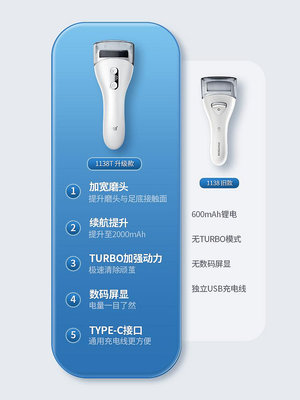 日本進口MUJIΕ電動修腳器充電式自動磨腳皮去腳皮死皮磨腳修足機