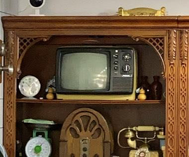 12寸老電視 古董電視機 松下黑白電視機 有聲音無圖像（顯像