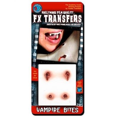 出清Tinsley Transfers-特效 3D傷妝貼皮 假傷口-吸血鬼咬痕(萬聖節)