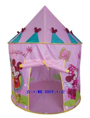 ☆:+:MR.BBOY:+:☆獨家 迪士尼 米奇米妮蒙古城堡款 兒童帳篷、球屋、城堡、折疊玩具屋