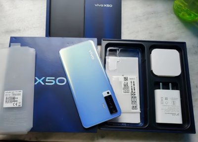 VIVO X50 8G/128G 霜花藍 台版公司貨