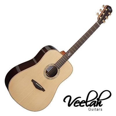 全新款 Veelah V8 D 41吋 全單 民謠吉他 - 【他，在旅行】