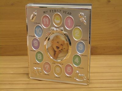 【優力文具雜貨】LADONNA BABY FRAME系列 寶寶週歲月成長紀錄相框相本(AMB21-130)