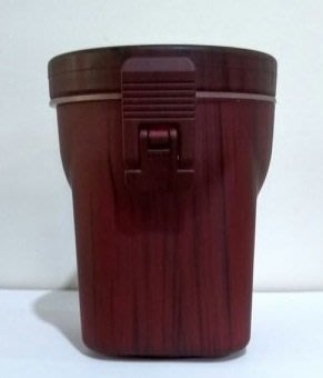 【米拉羅咖啡】巨翰 SPOKE 木紋壓克力密封罐 40OZ 調味料罐 (紅木色)