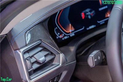 適用于新款BMW4系碳纖維內飾 G22干碳中控 一鍵啟動 檔把 門板 Top.Car /請議價