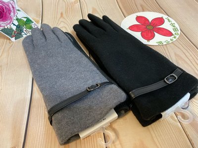 美家園日本生活館 日本帶回 三層防風防滑手套 皮帶款