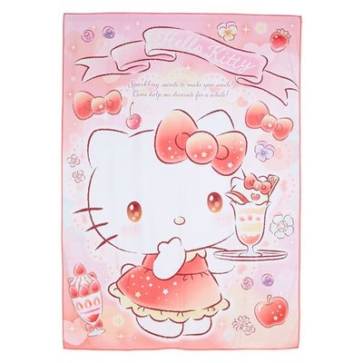 ♥小花花日本精品♥ Hello Kitty 美樂蒂 法蘭絨毯 保暖毛毯 冷氣毯 蛋糕下午茶圖樣~3